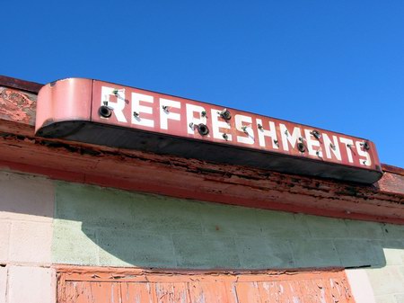 Burnside Drive-In Theatre - Refreshments - Photo From Water Winter Wonderland (newer photo)